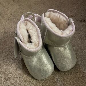 UGG Shimmering Silver Kids Boots